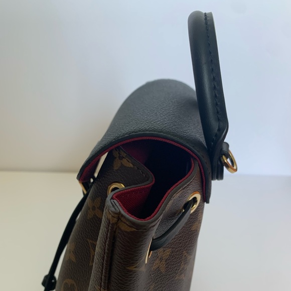 🦄 sold 🦄 BNIB Louis Vuitton Montsouris BB in Mono Noir - Picture 9 of 15